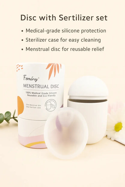 Feminy Menstrual Disc With Sterilizer